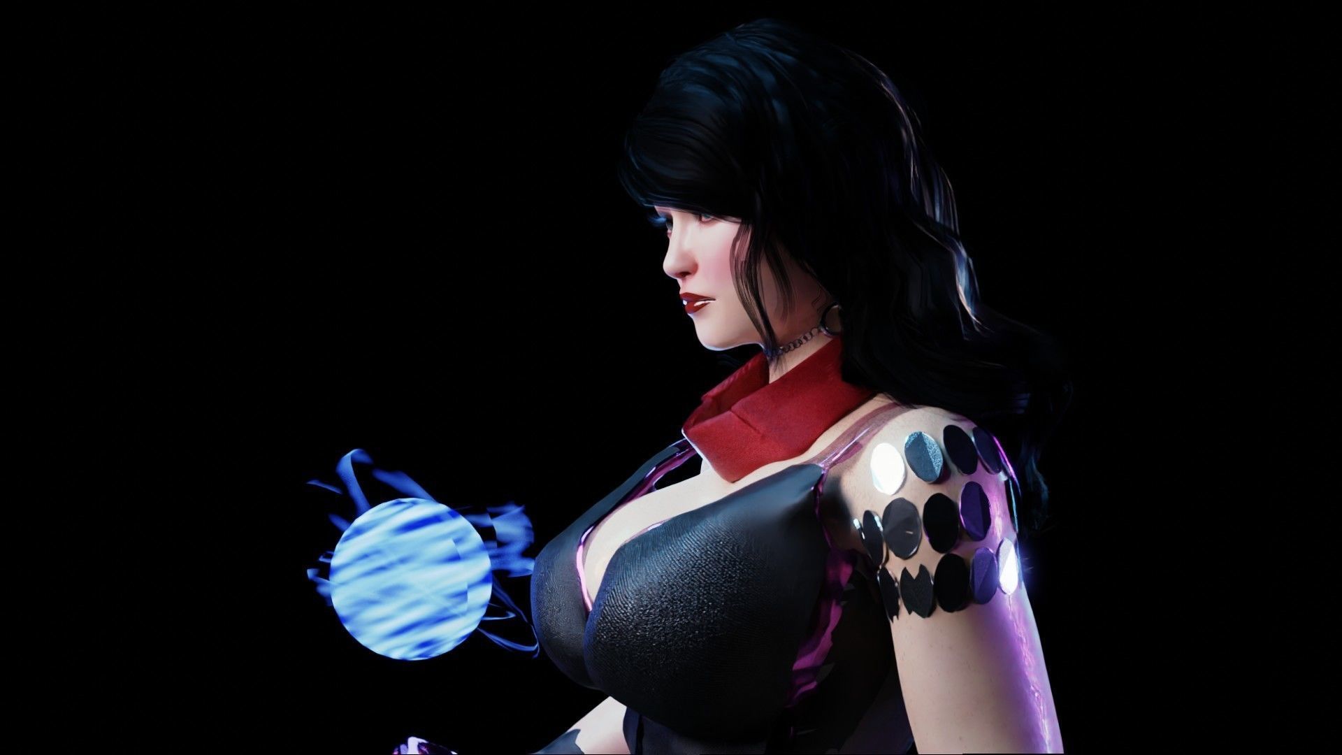 The Sorceress Pack - UE 4 and 5-1 Game Ready I Low Poly   Low-poly 3D model_13