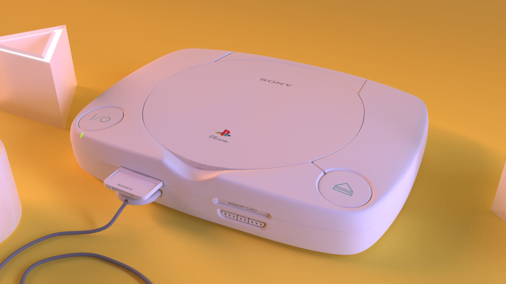 Playstation 3D model_2