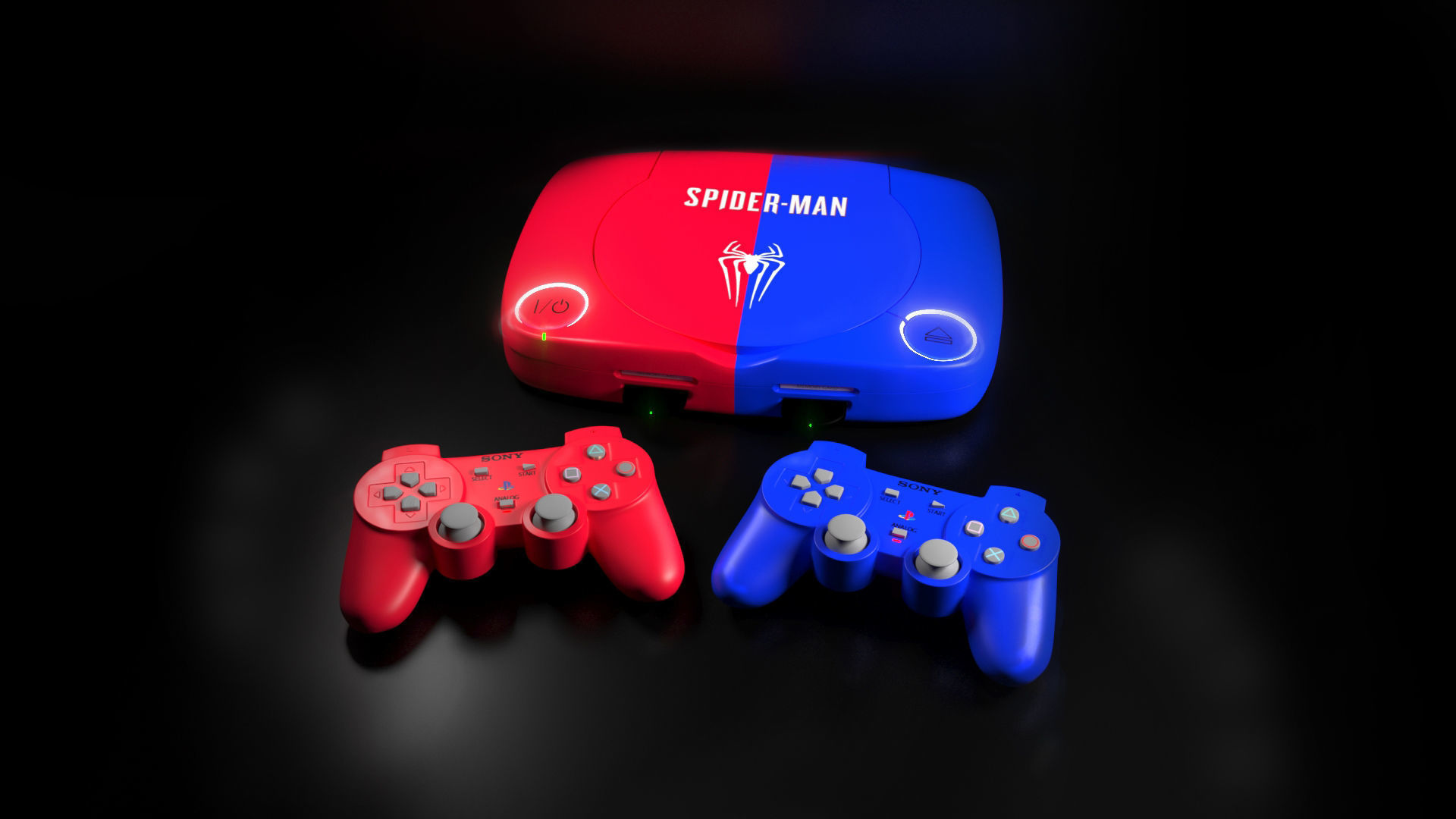 Playstation 3D model_8