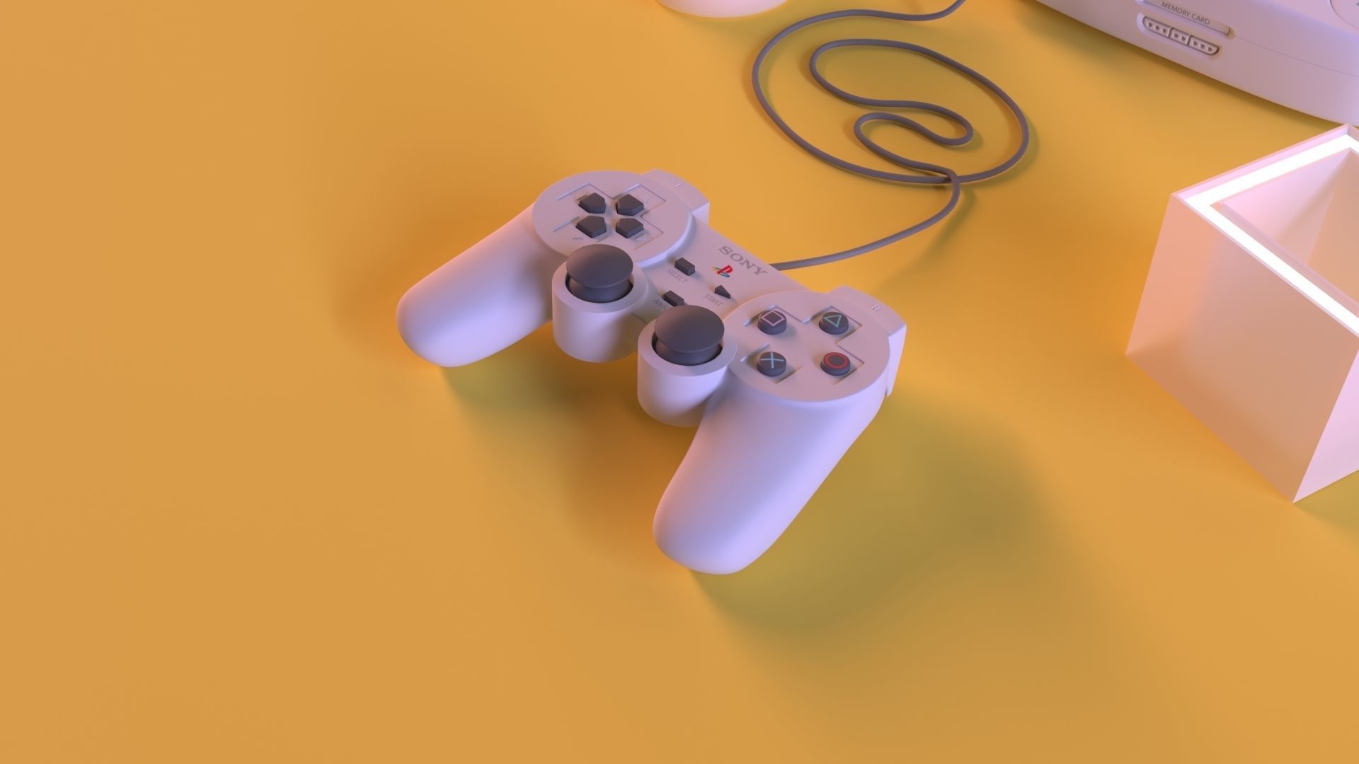 Playstation 3D model_3