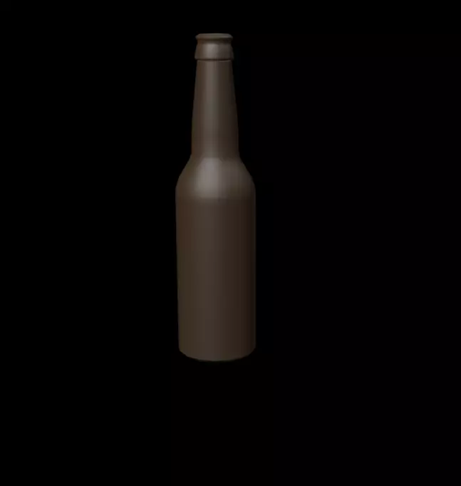 Beer Bottle - Low Poly Low-poly 3D model