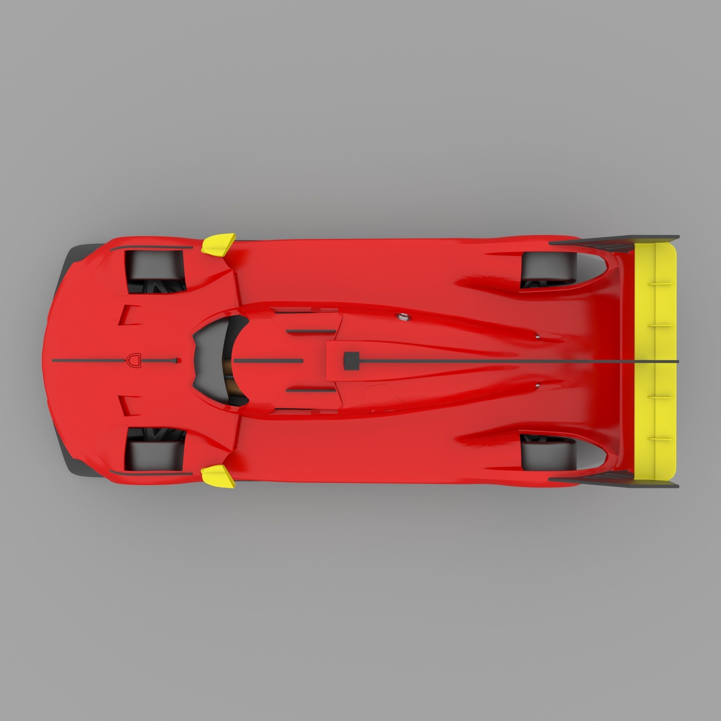 Ferrari 499P Le Mans Hypercar 2023 Ready to Print STL Files 3D print model_9