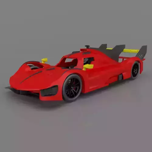 Ferrari 499P Le Mans Hypercar 2023 Ready to Print STL Files 3D print model