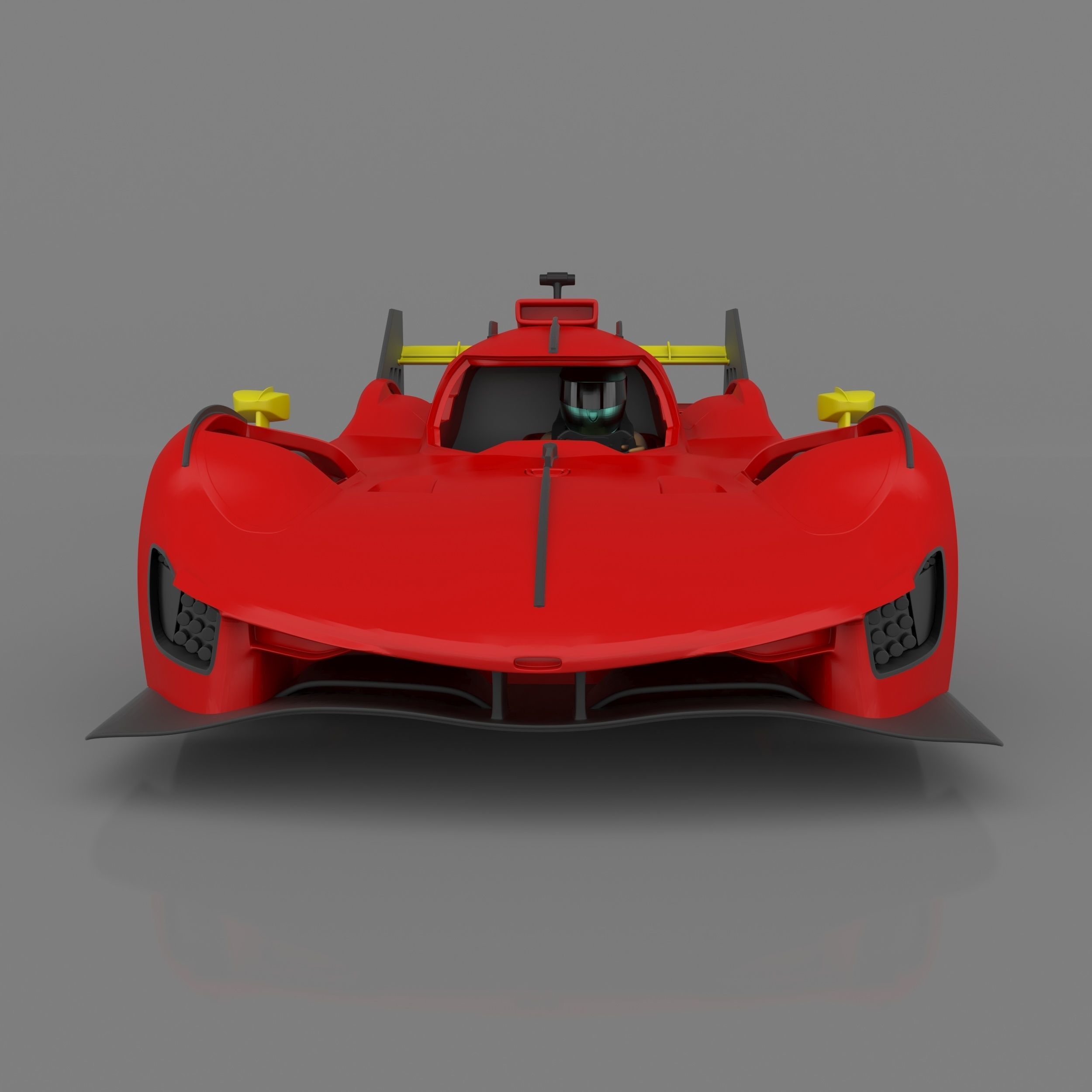 Ferrari 499P Le Mans Hypercar 2023 Ready to Print STL Files 3D print model_1