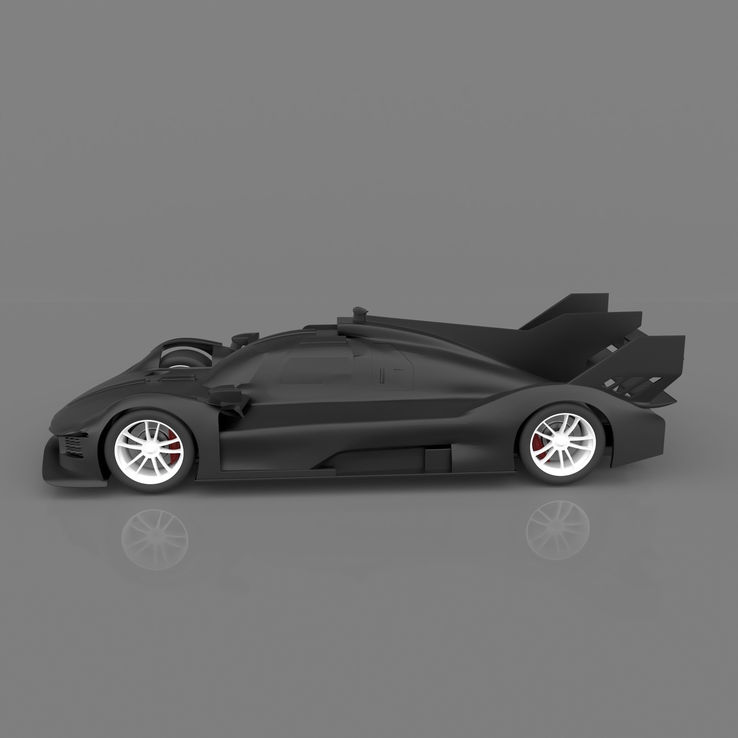 Ferrari 499P Le Mans Hypercar 2023 Ready to Print STL Files 3D print model_13