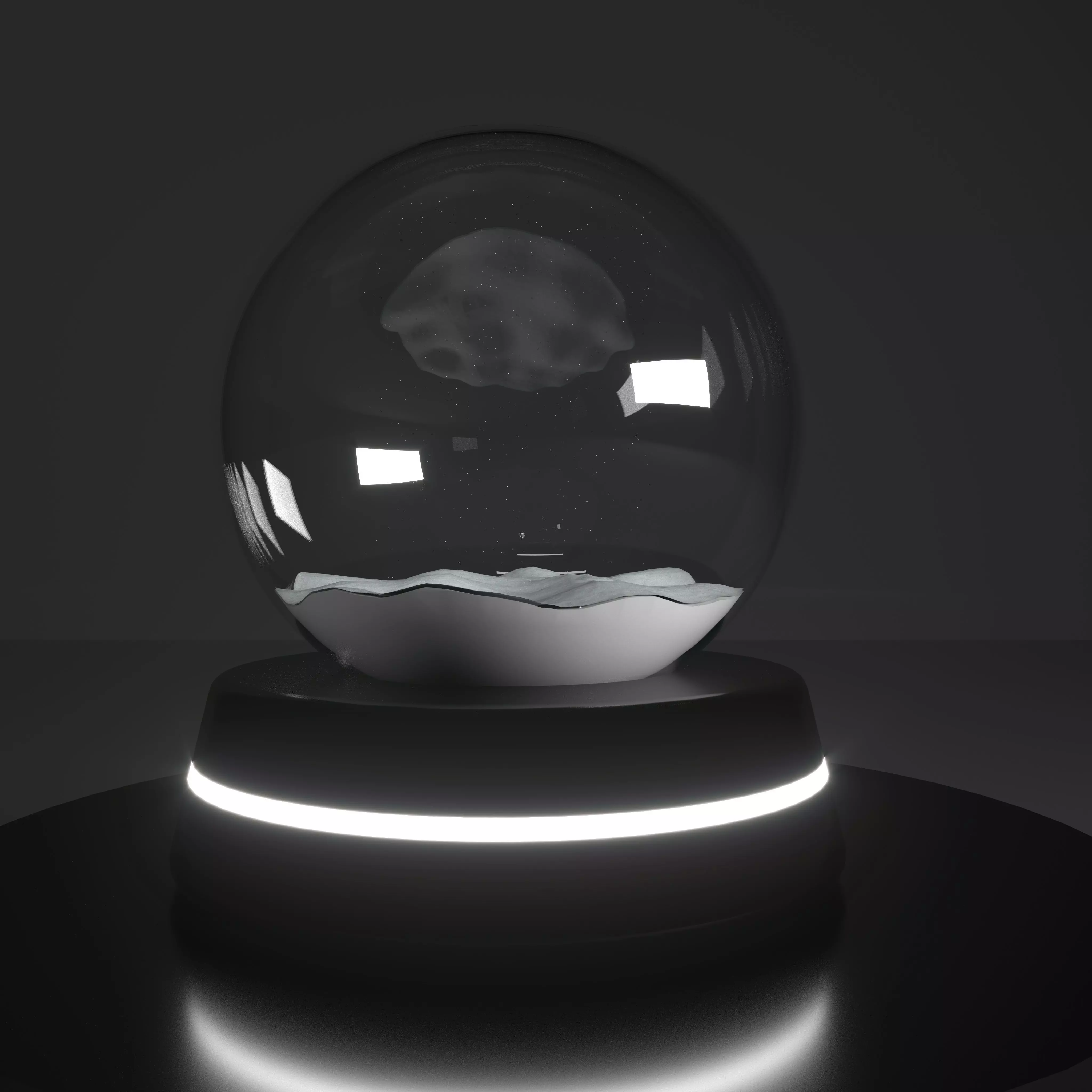 Snow Globe 3D model_0