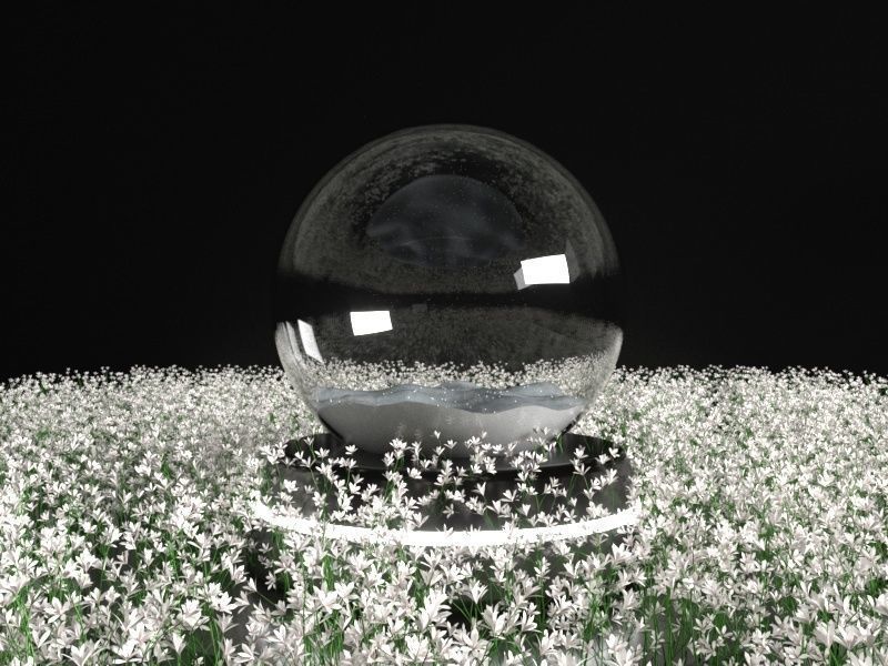 Snow Globe 3D model_4