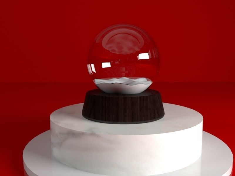 Snow Globe 3D model_2