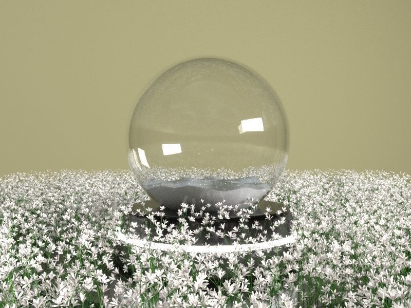 Snow Globe 3D model_3
