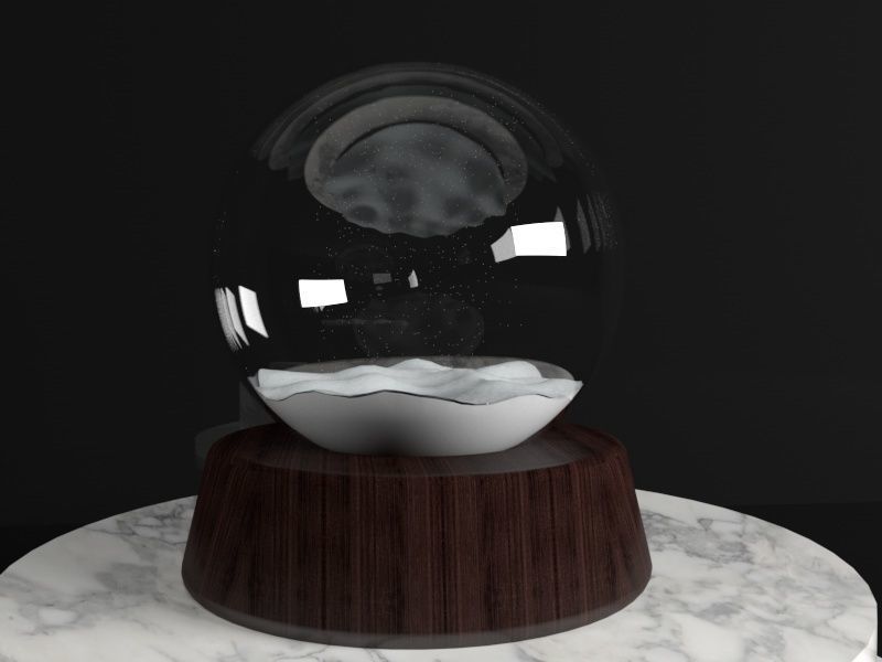 Snow Globe 3D model_1
