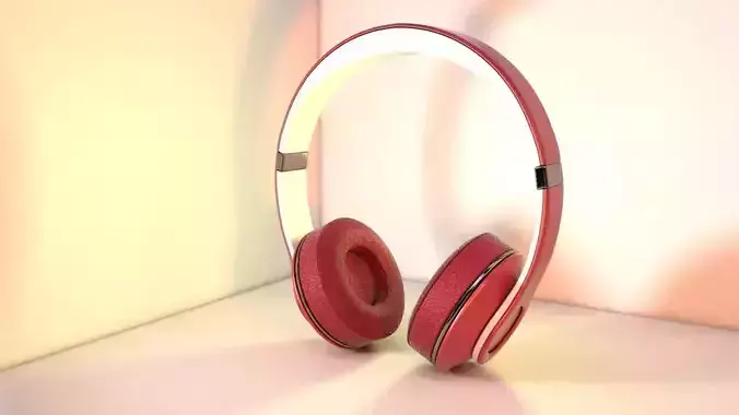 Over Ear Headphones - Low Poly