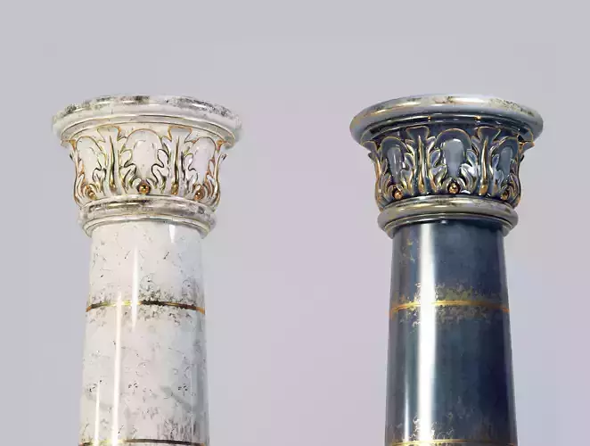 classic column 3D model NO-03