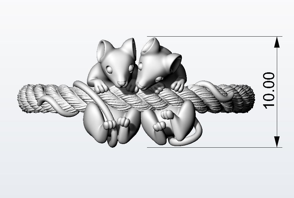 Mouse affairs ring 3D print model_12