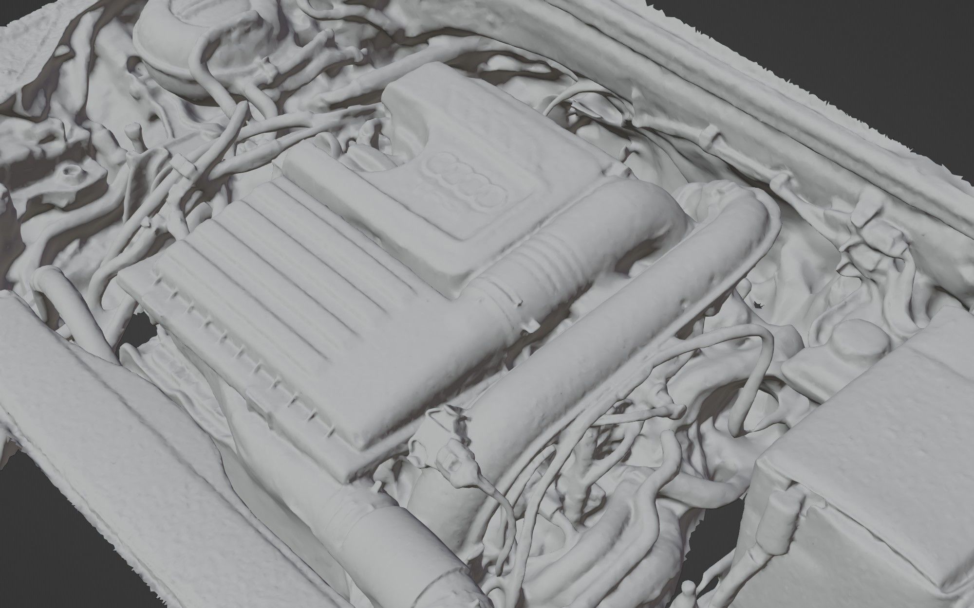 Audi TFSI engine free 3D model | CGTrader