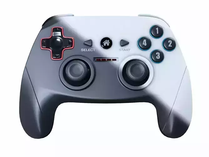 Generic Gamepad Controller Low-poly 3D model