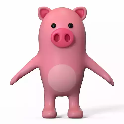 Pig stylized