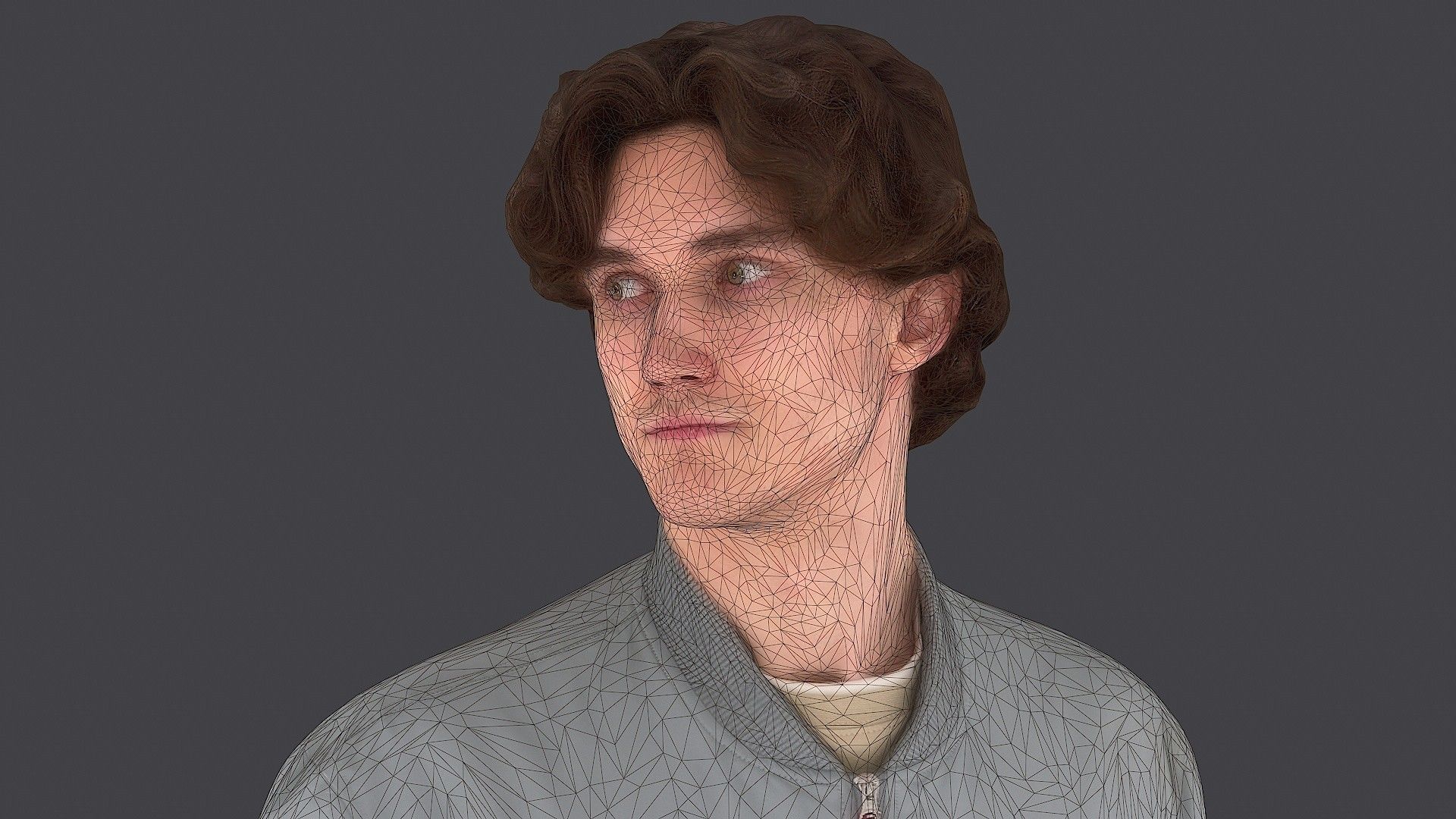 Attentive pedestrian 3D model_8