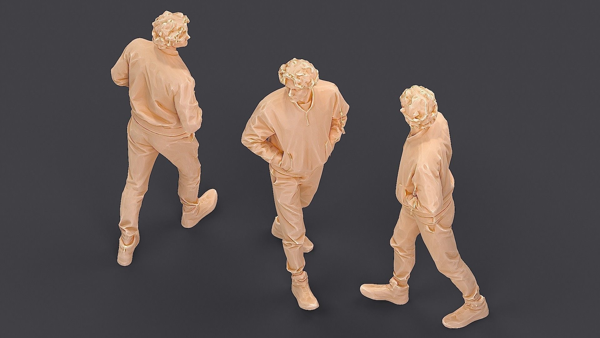 Attentive pedestrian 3D model_6