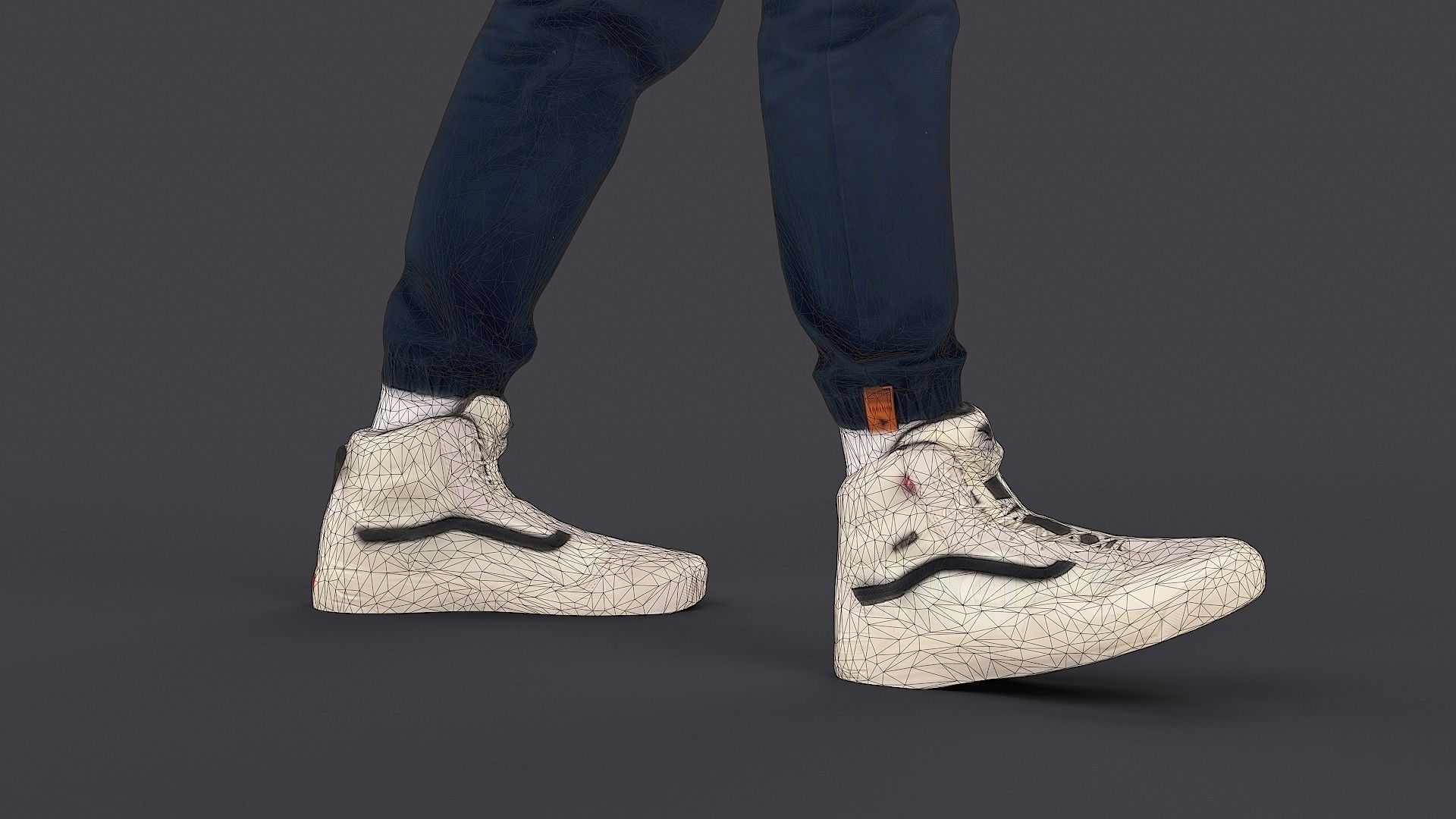 Attentive pedestrian 3D model_14