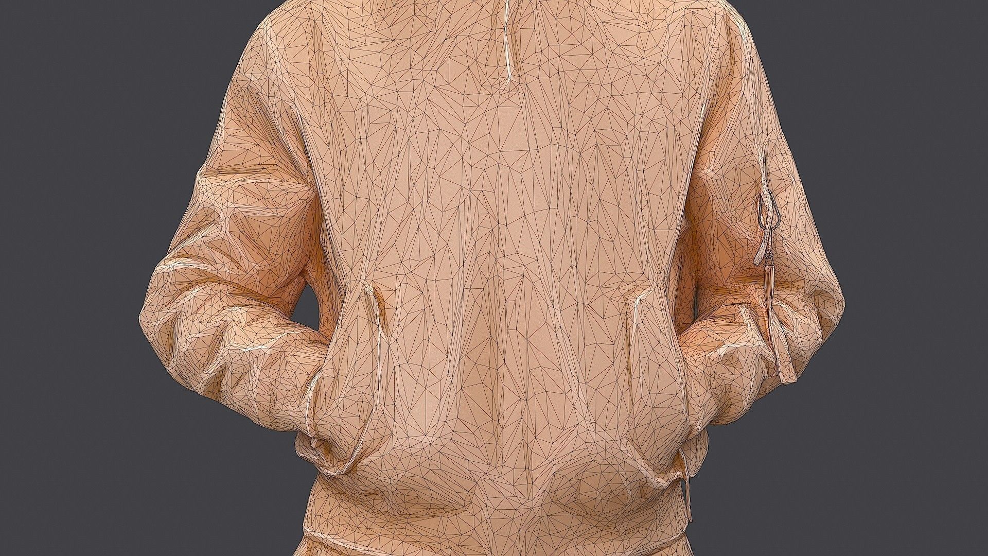 Attentive pedestrian 3D model_11