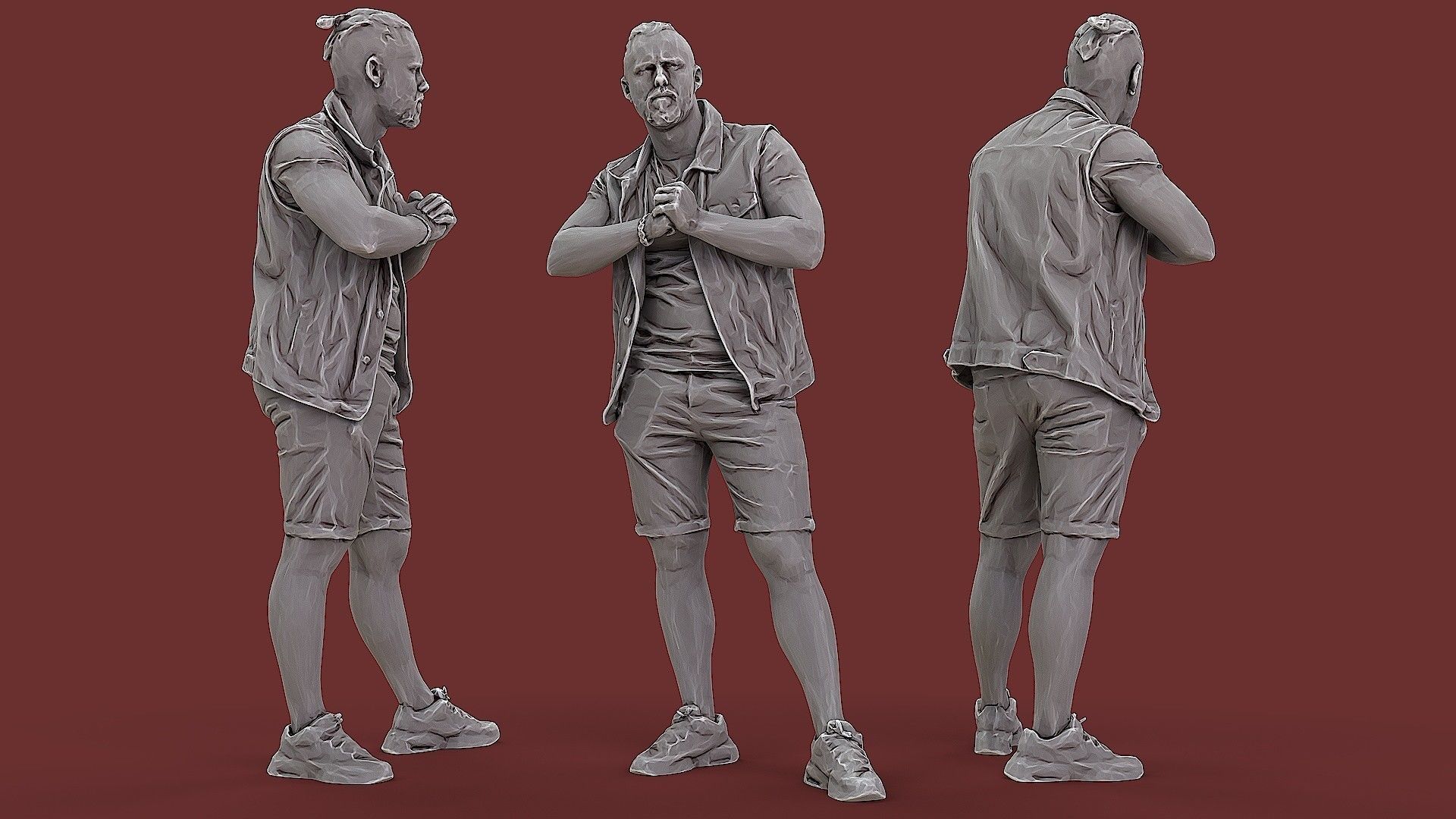Run into rudeness 3D model_2
