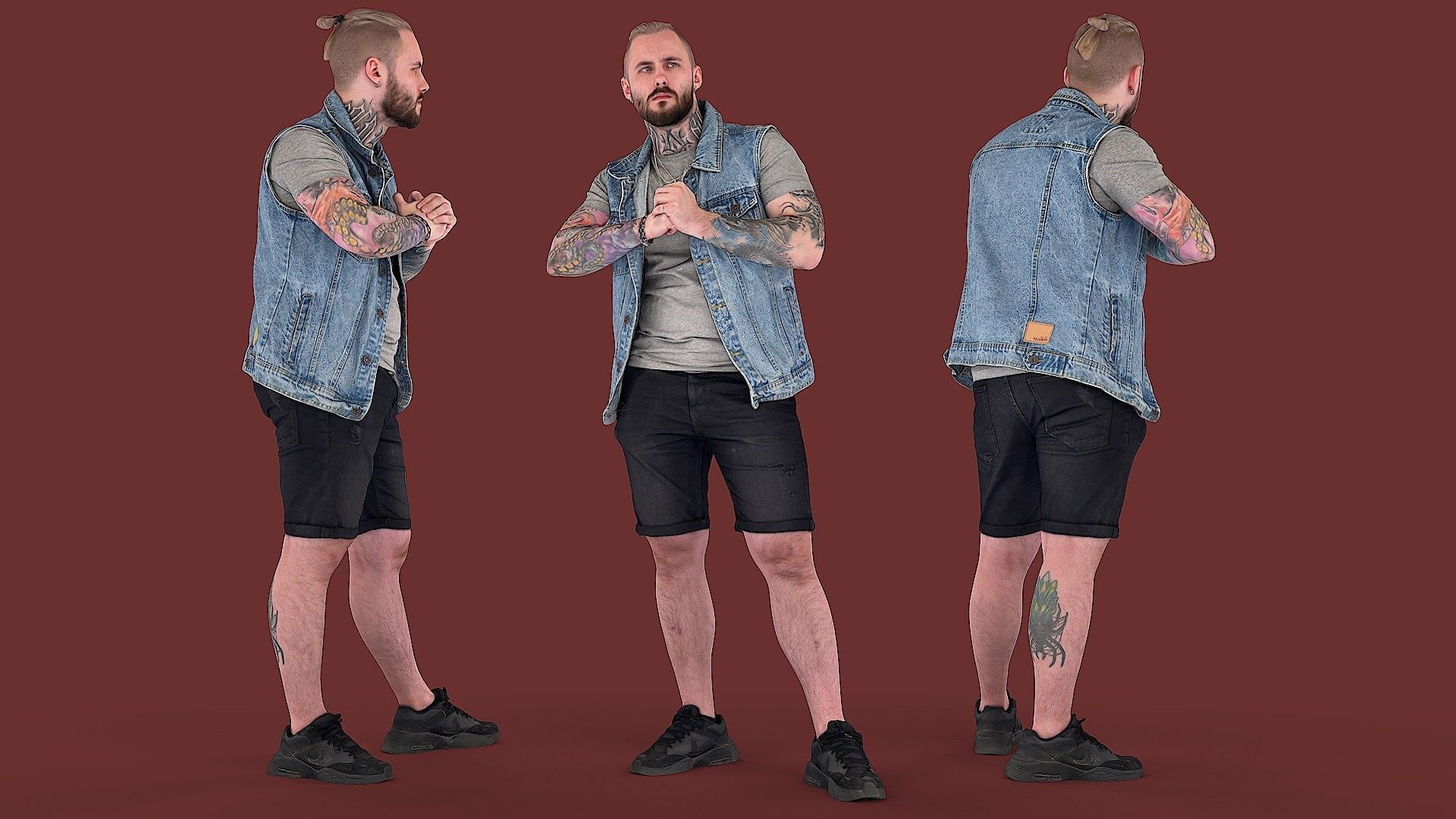 Run into rudeness 3D model_1