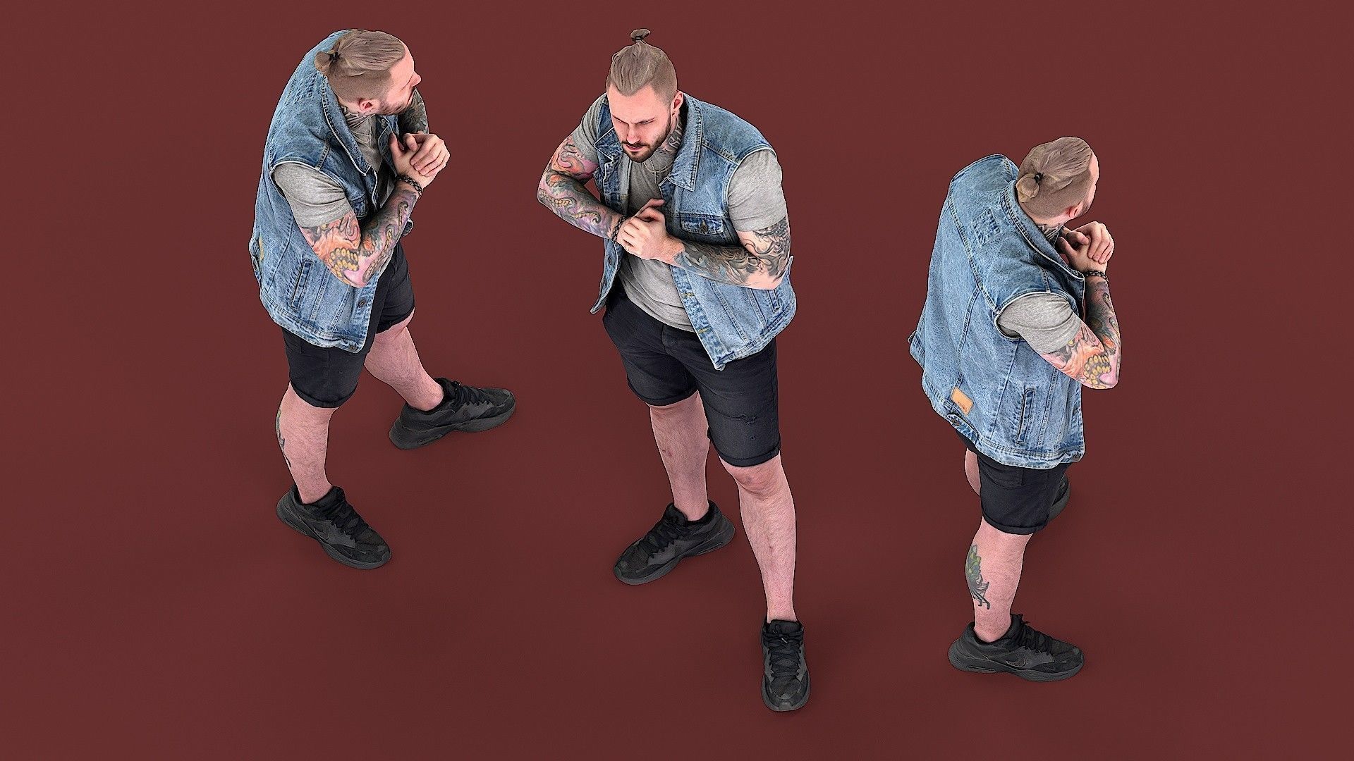 Run into rudeness 3D model_4