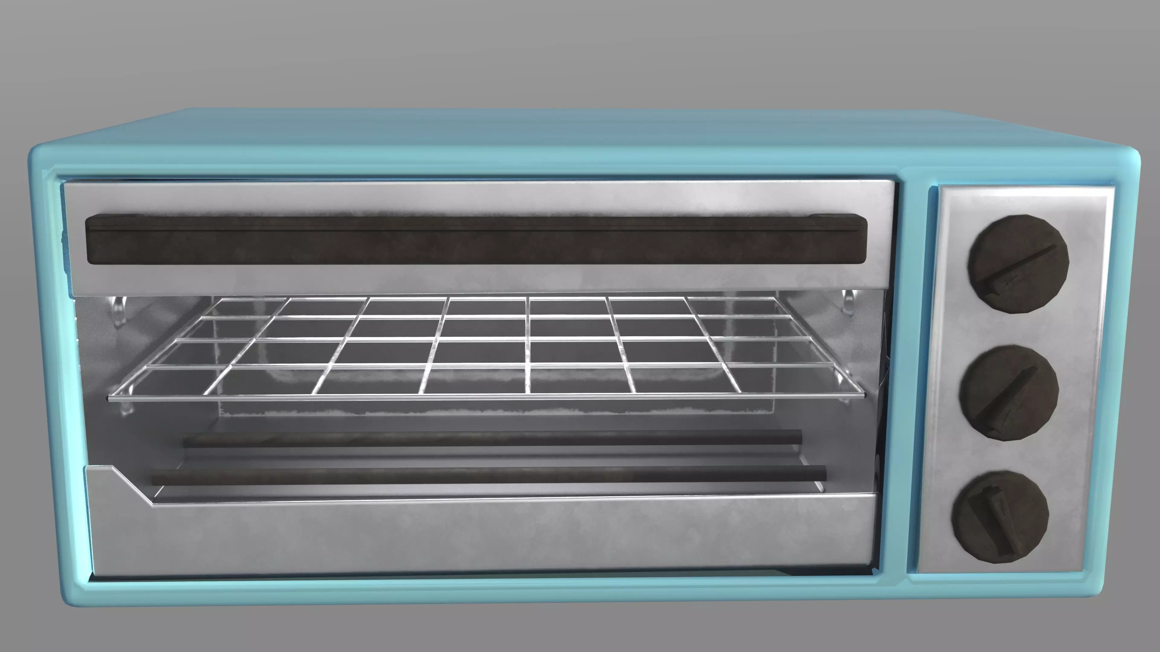 Mini oven Free 3D model_0