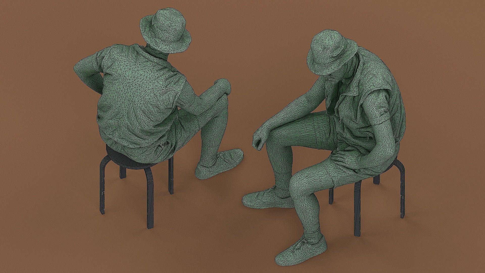 Boy scout 3D model_7