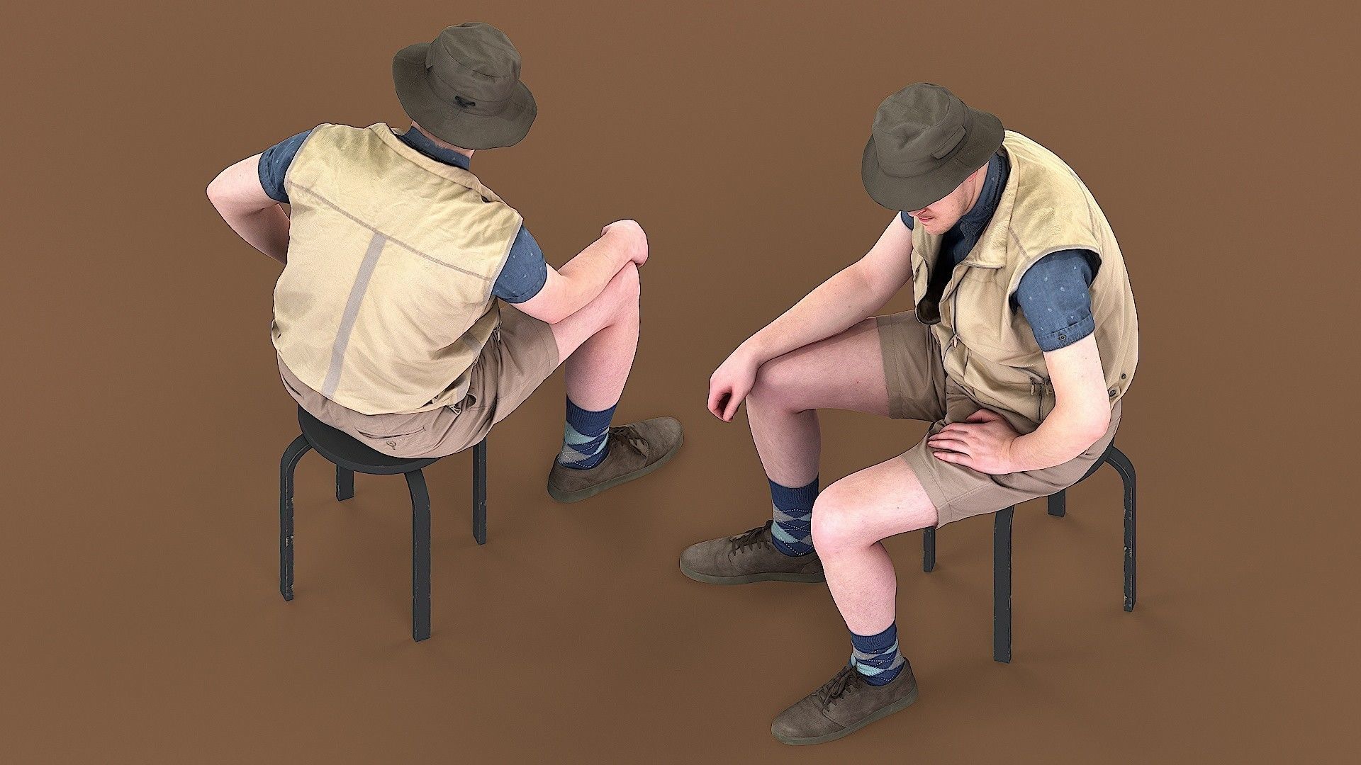 Boy scout 3D model_4