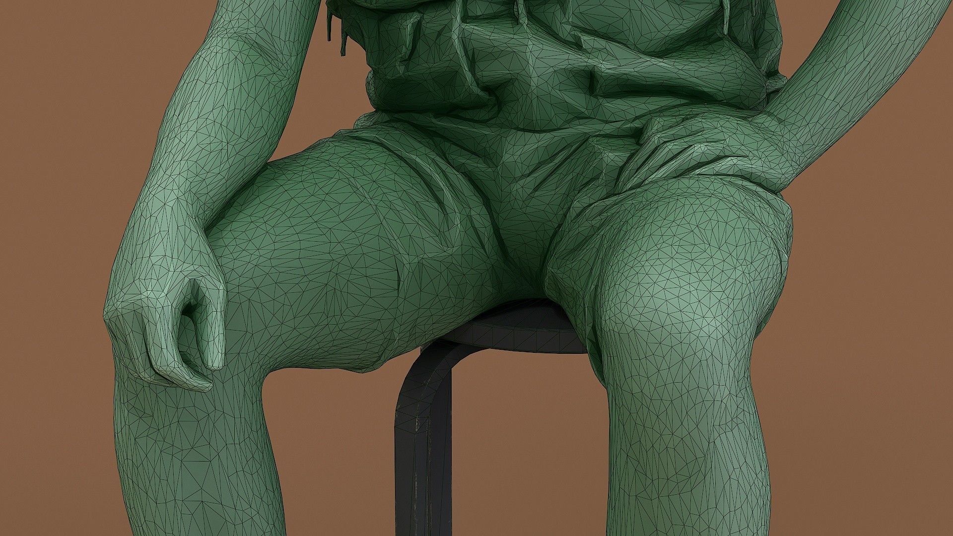 Boy scout 3D model_13