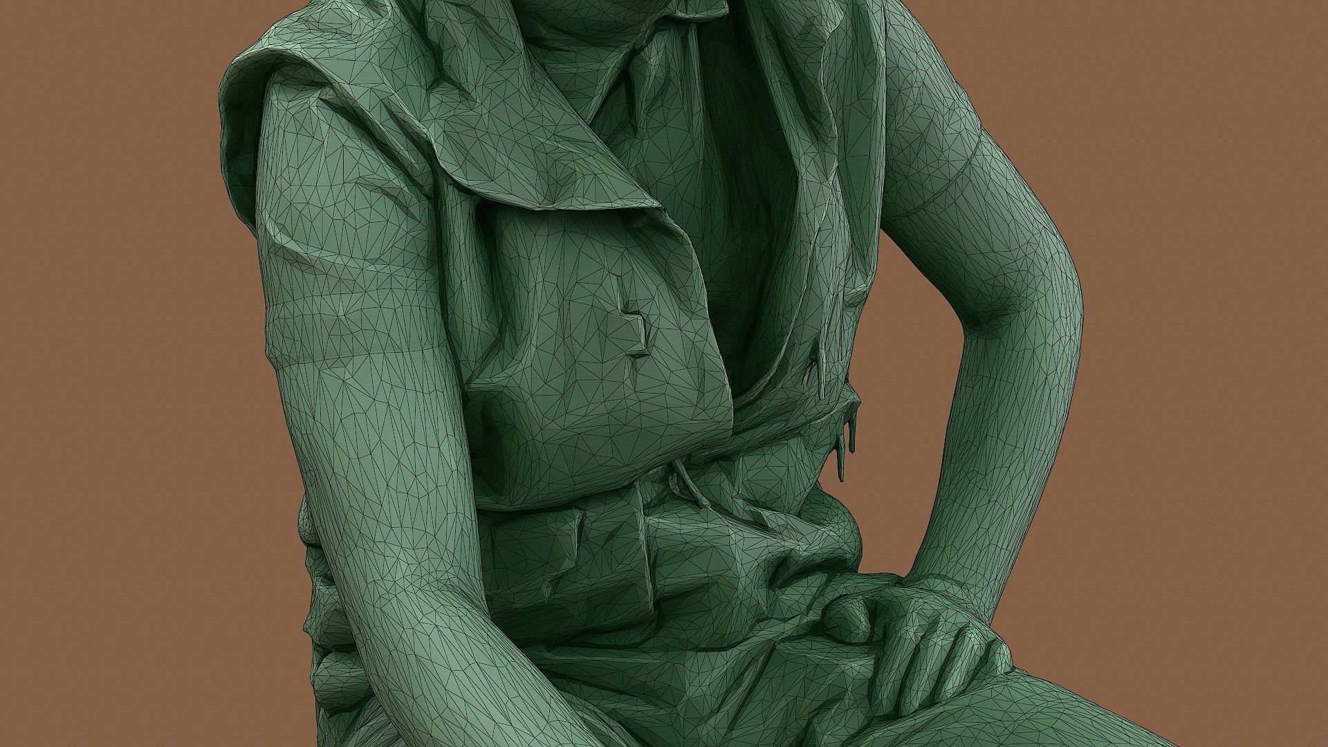 Boy scout 3D model_11