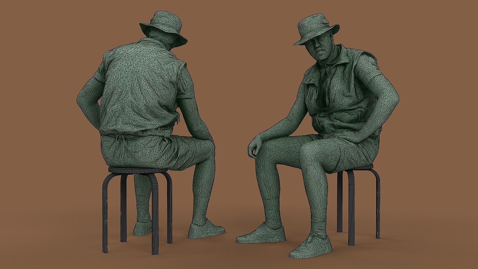 Boy scout 3D model_3