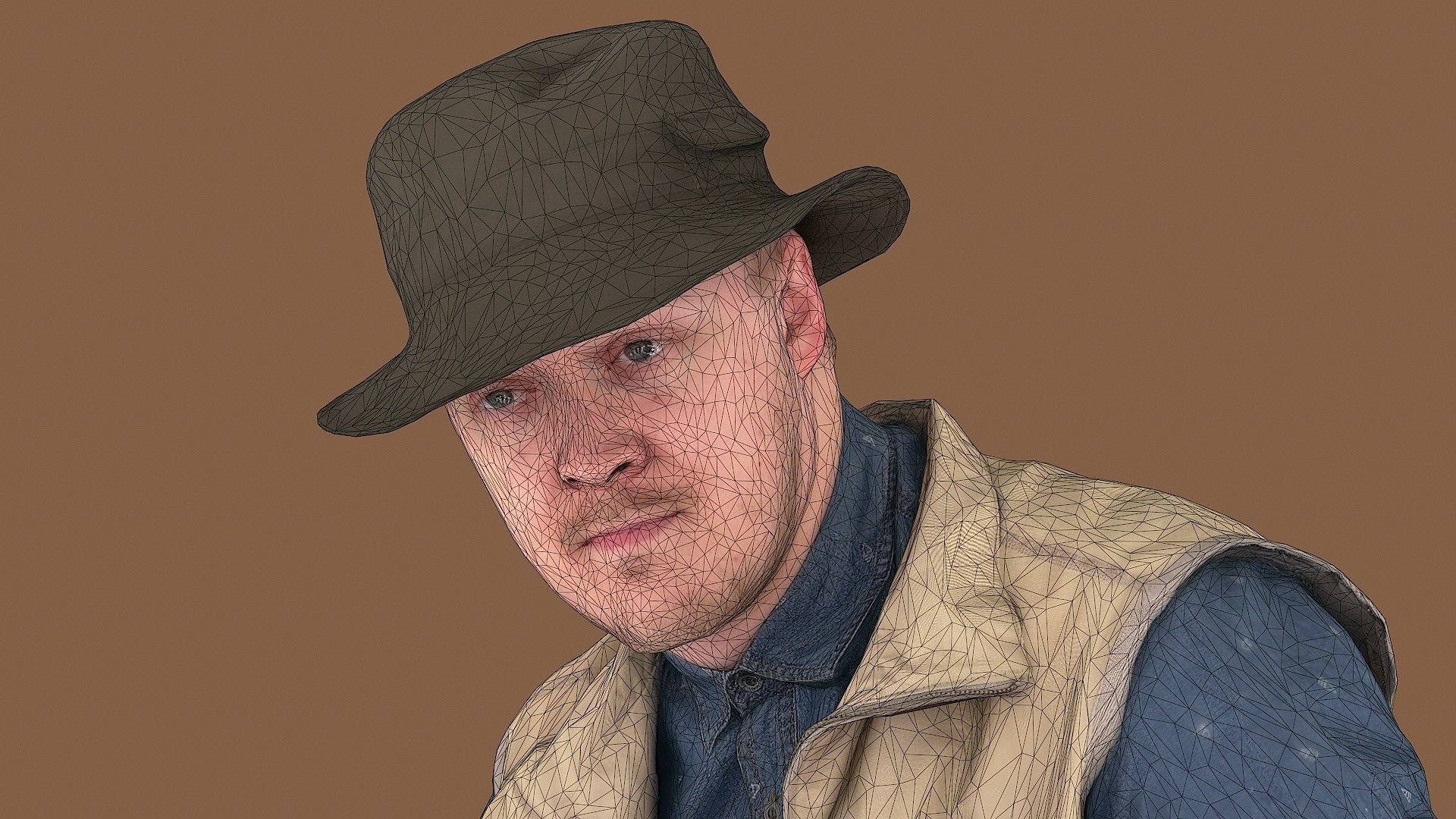 Boy scout 3D model_8