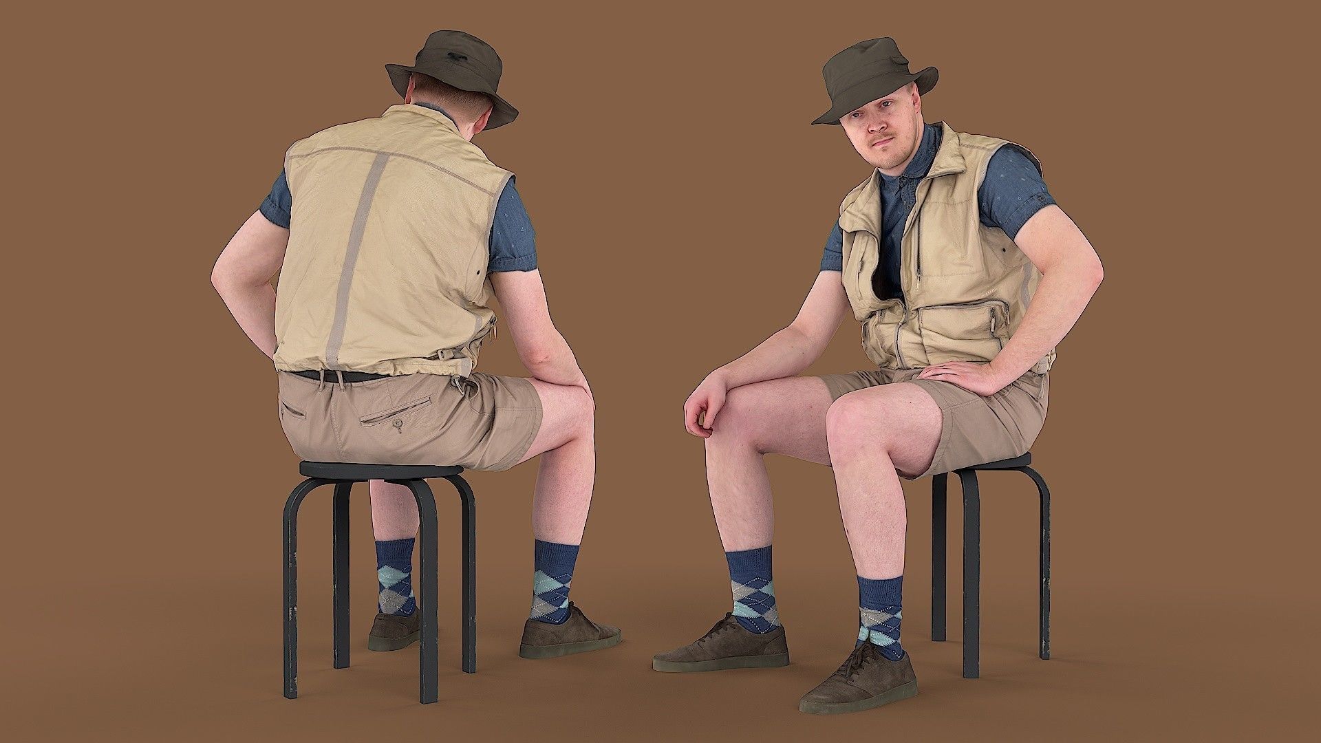 Boy scout 3D model_1