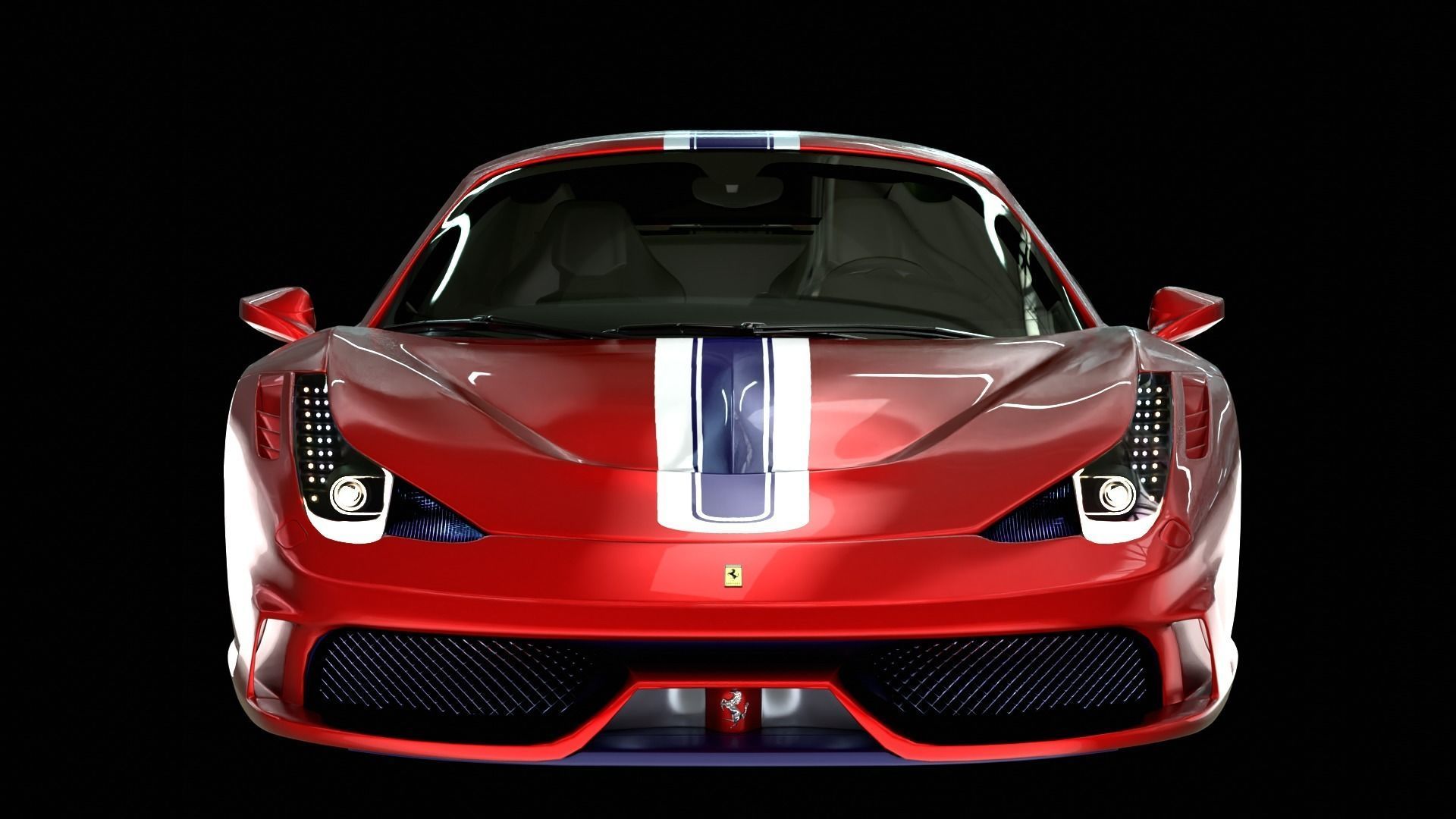 Ferrari 458 Speciale Cabrio 3D model_7