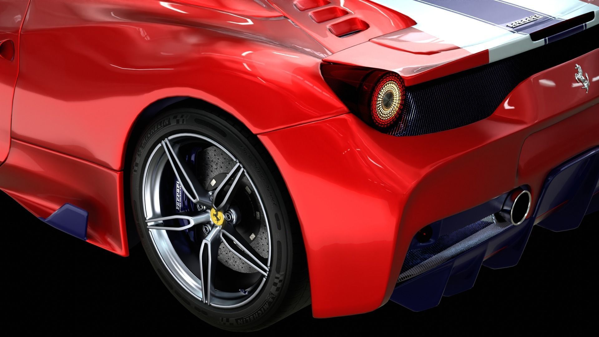 Ferrari 458 Speciale Cabrio 3D model_19