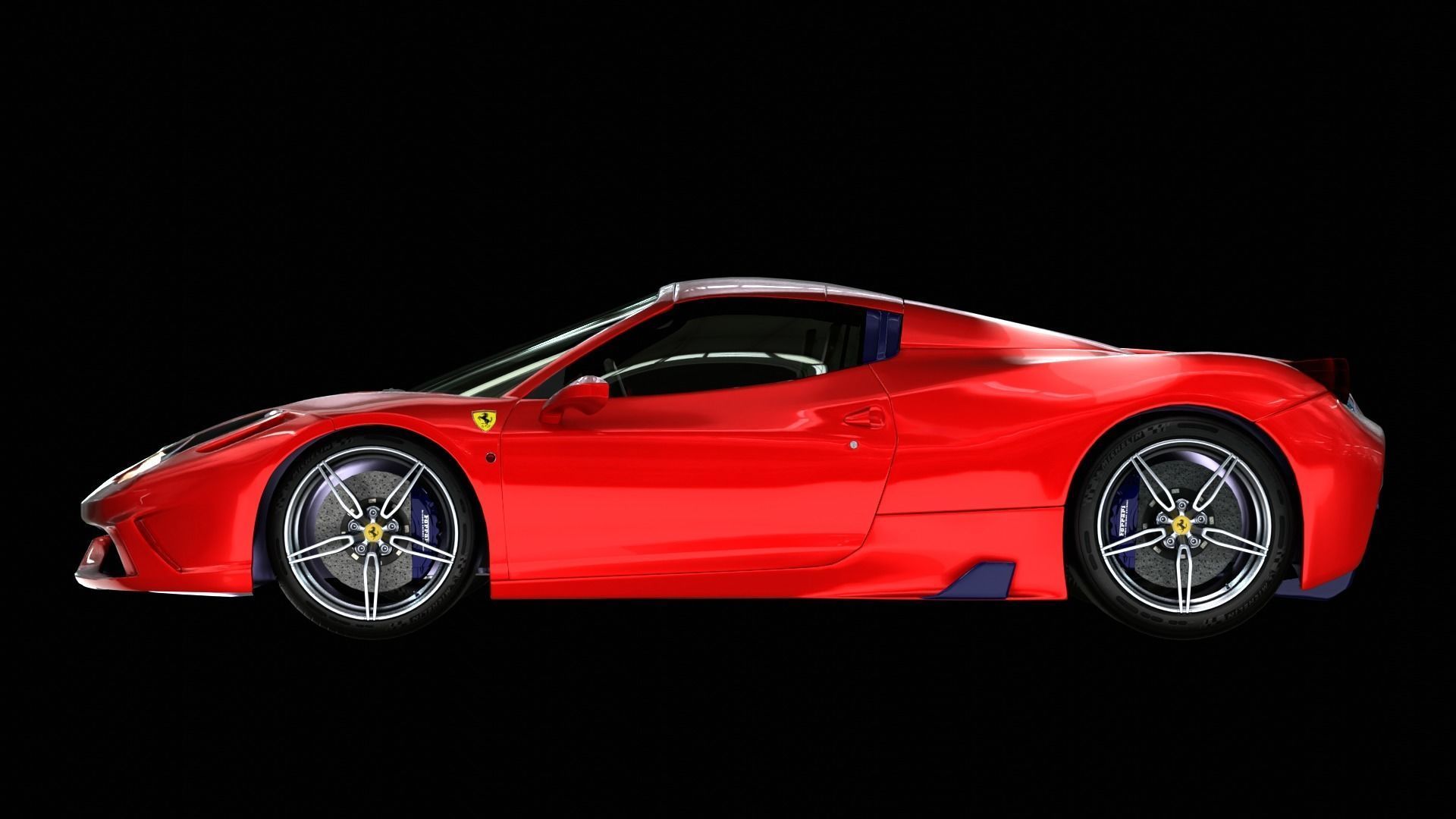 Ferrari 458 Speciale Cabrio 3D model_4
