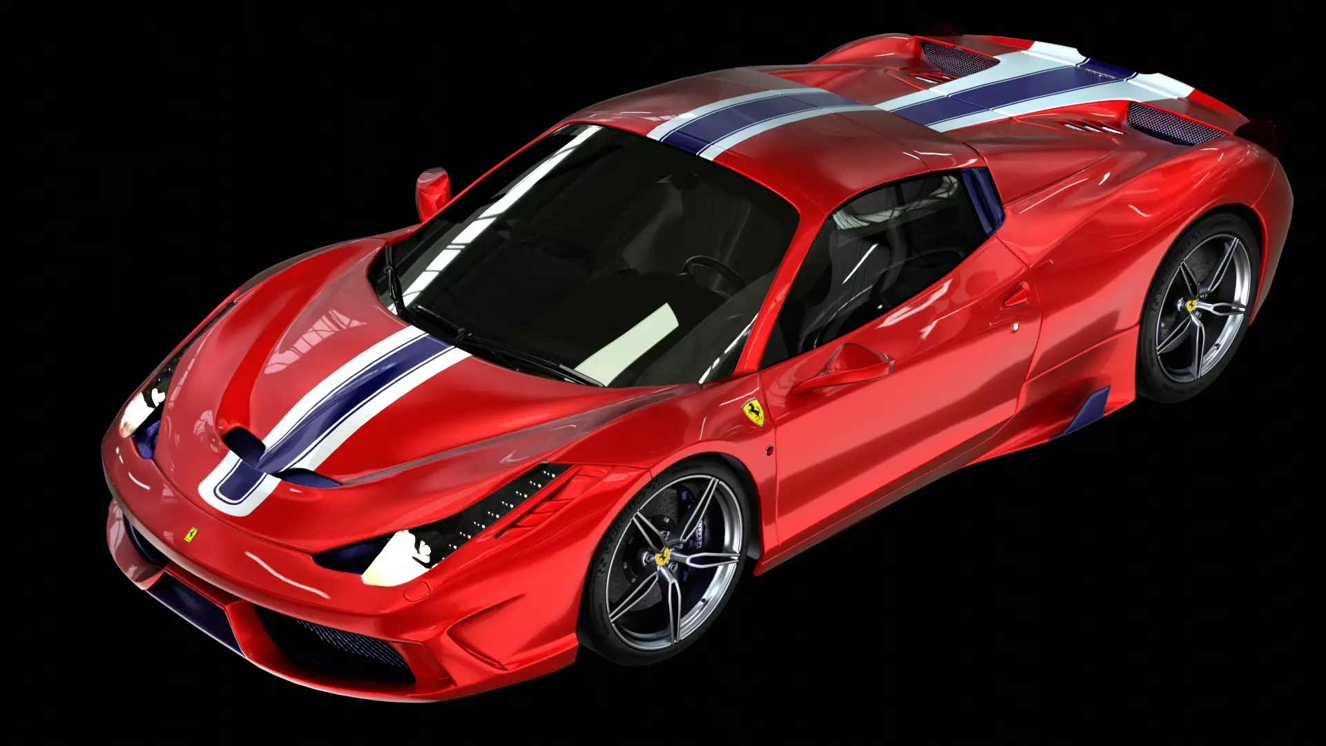 Ferrari 458 Speciale Cabrio 3D model_0