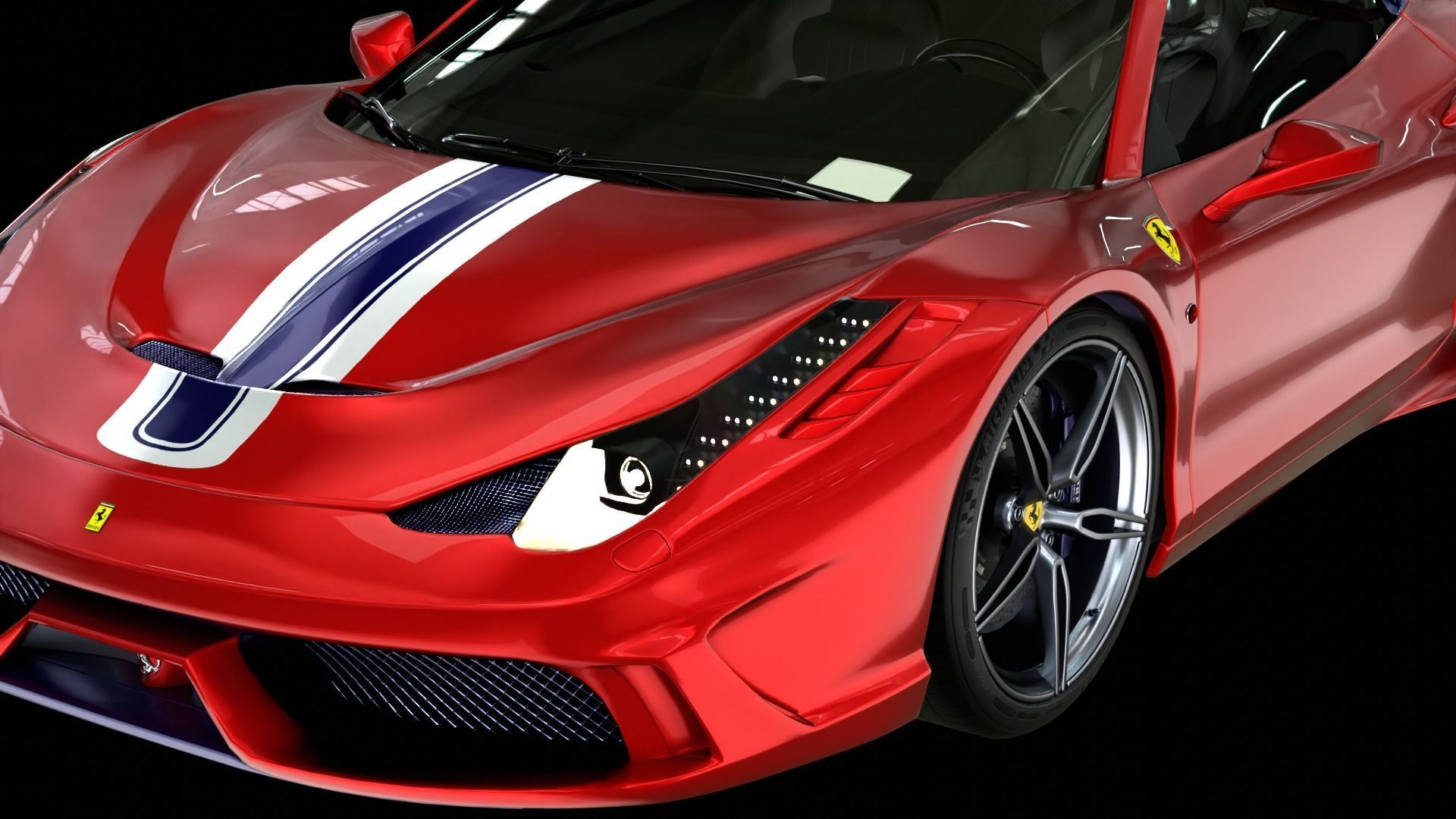 Ferrari 458 Speciale Cabrio 3D model_16