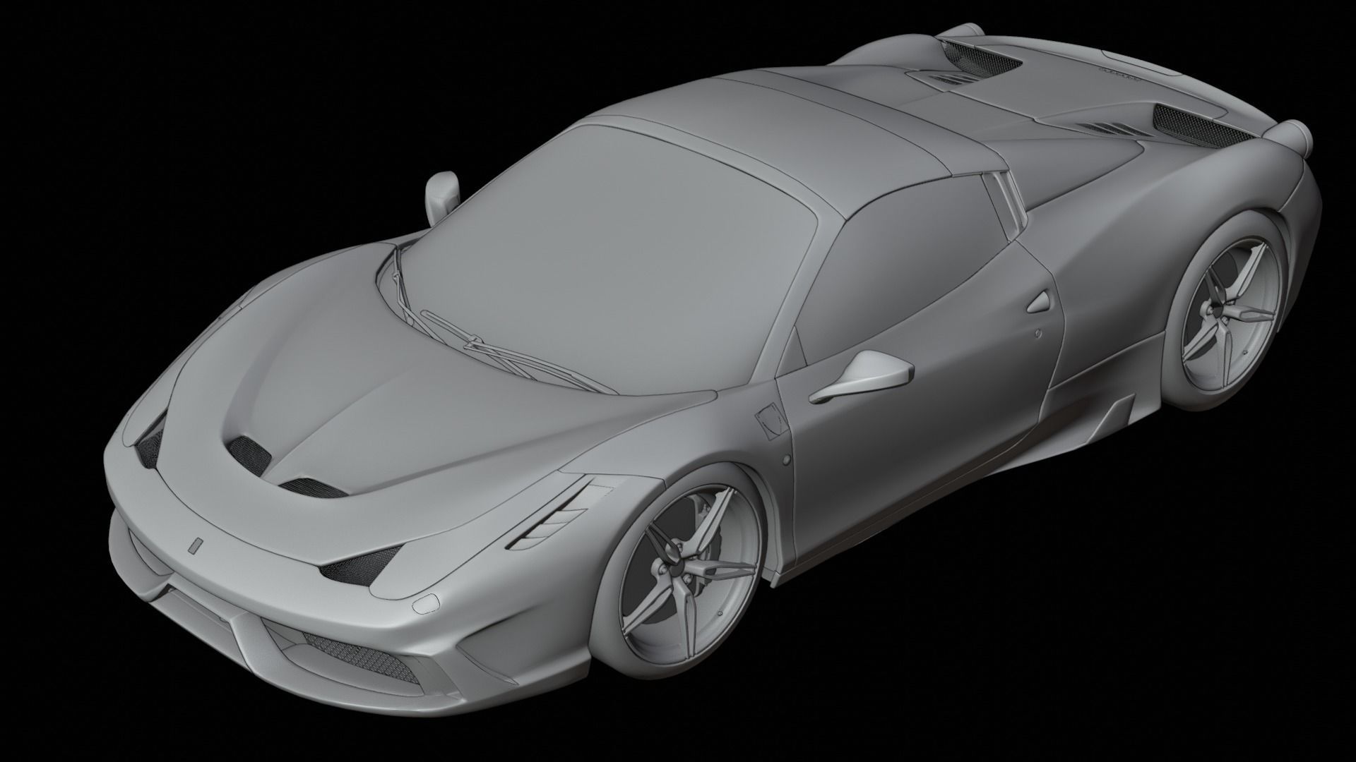 Ferrari 458 Speciale Cabrio 3D model_2