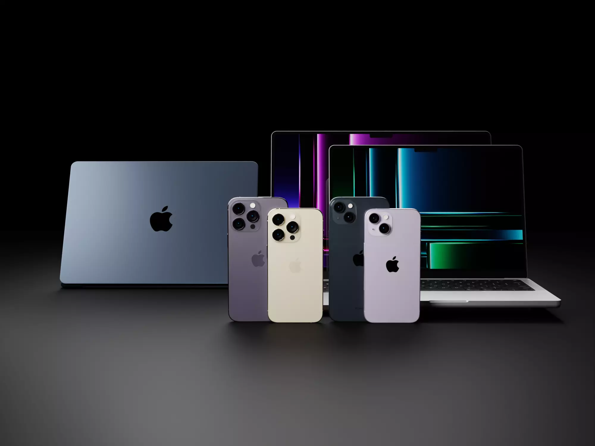 Apple Ultimate Products 2023 in Official Designs 3D Model Collection_0