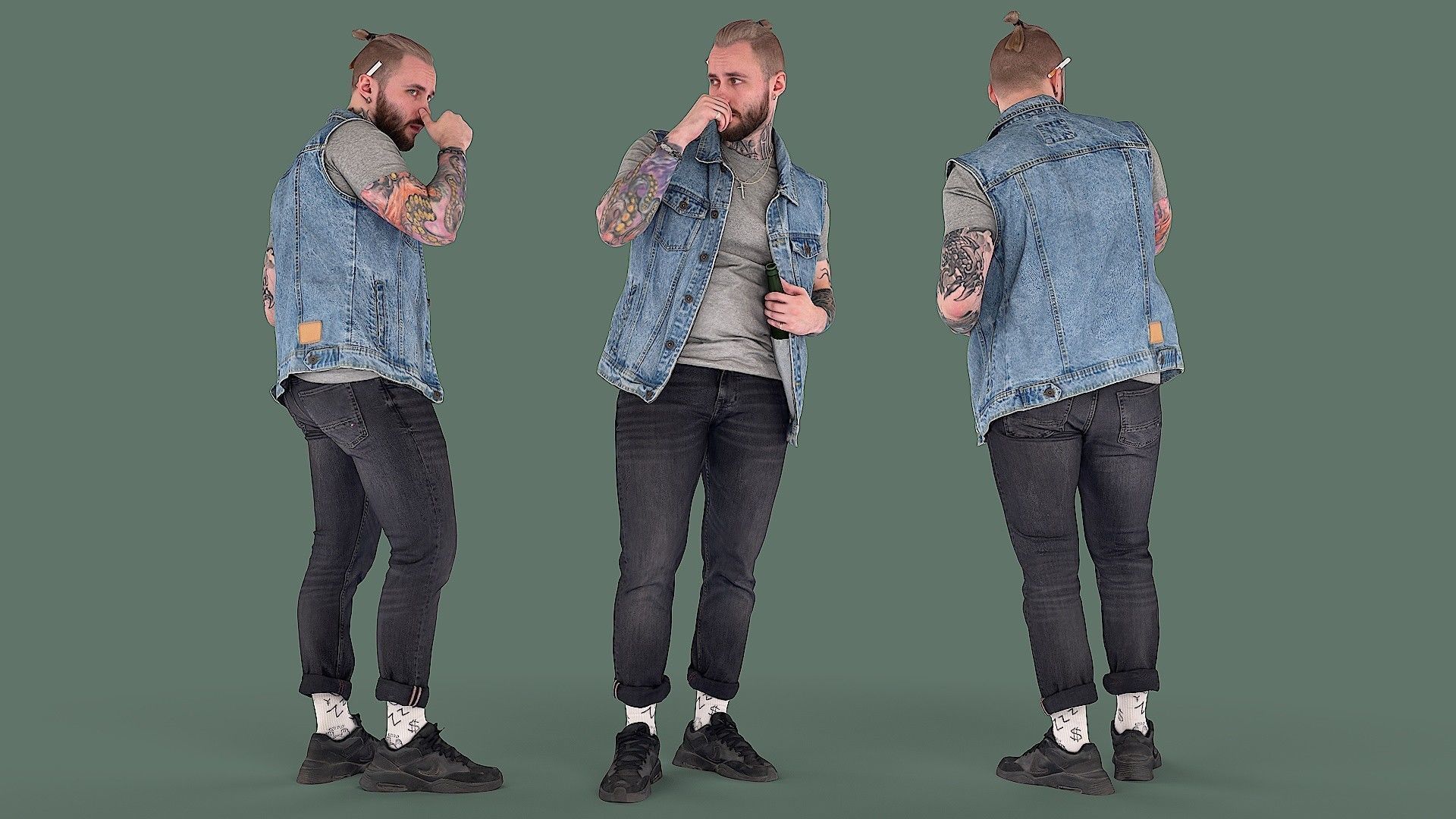 Non educationed deliquent 3D model_1