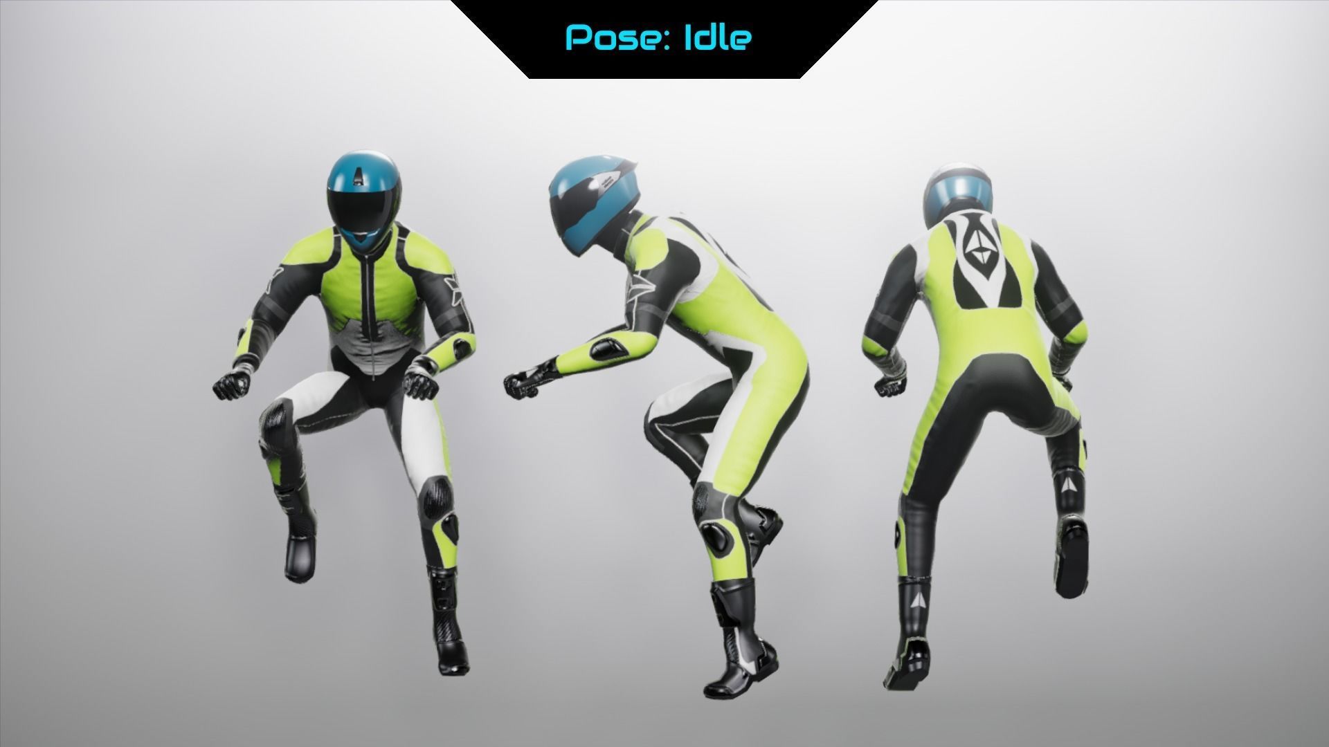 3D model Rider Pro Rigged VR / AR / low-poly | CGTrader