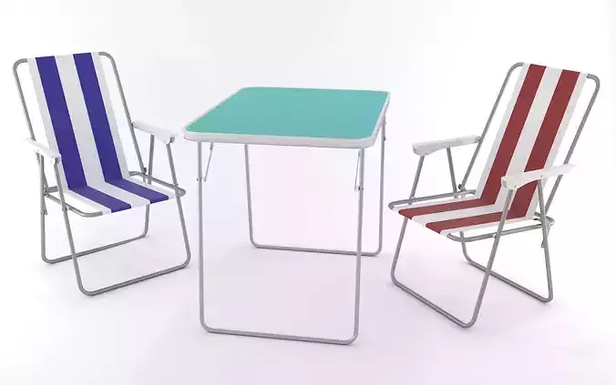 Collection - Camping Table and Chairs foldable 
