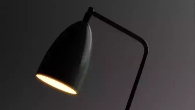 Grasshopper Floor Lamp 3D model