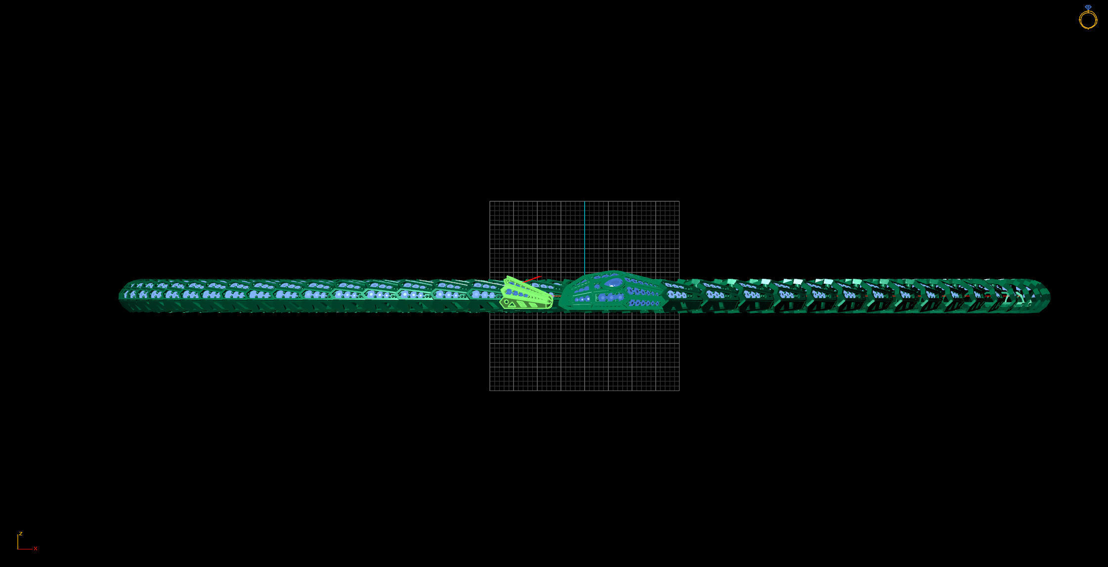 bvlagri serprenti Low-poly 3D model_3