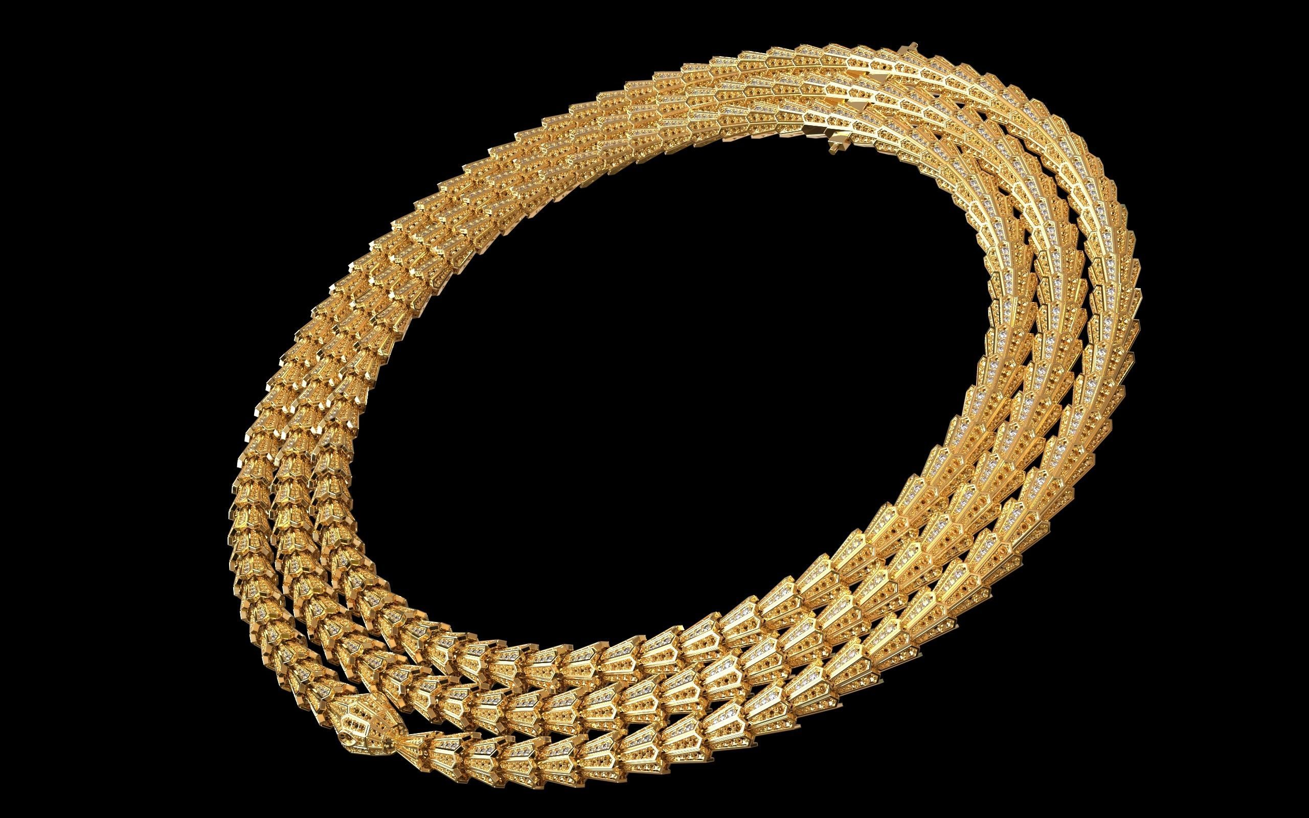 bvlagri serprenti Low-poly 3D model_11