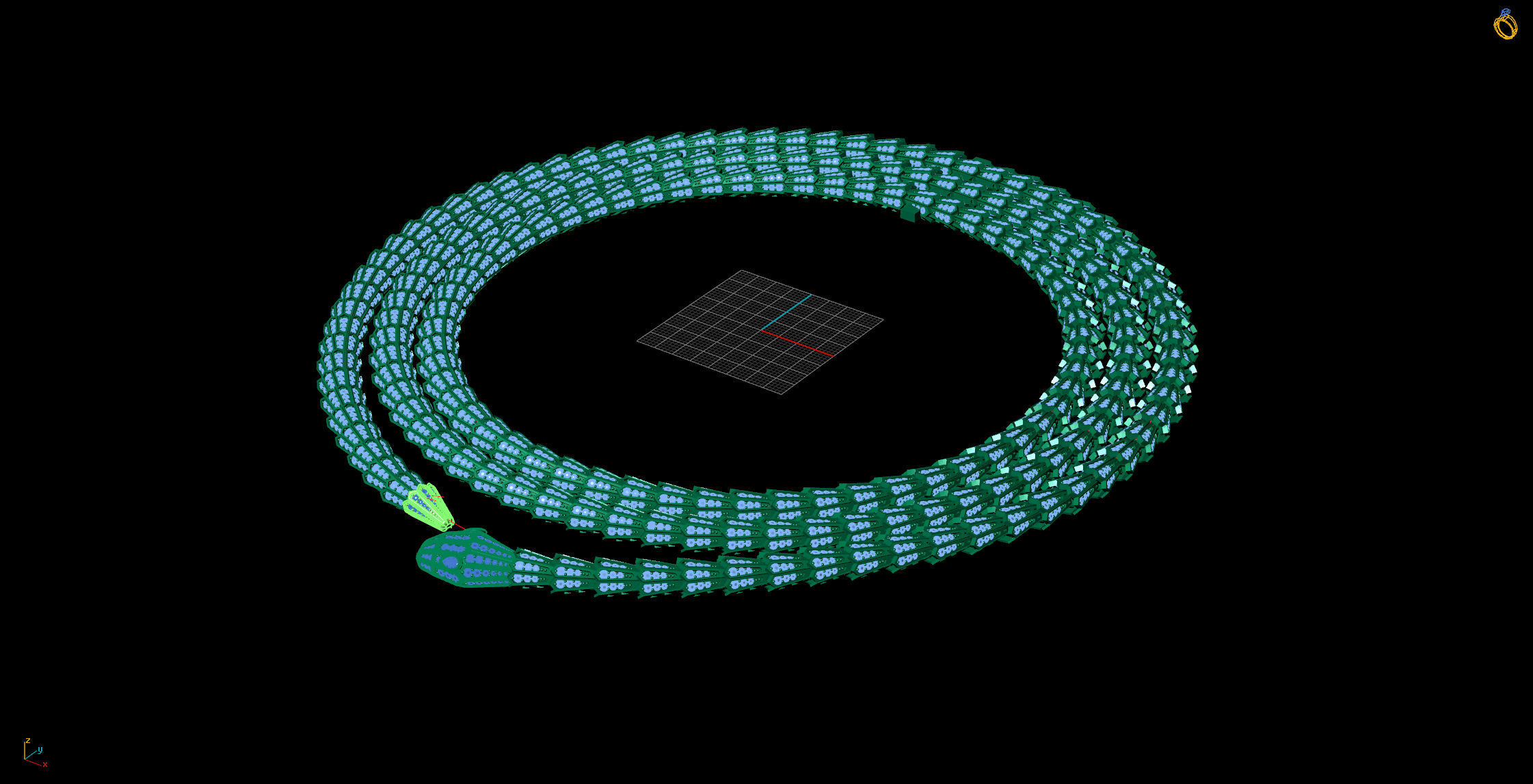 bvlagri serprenti Low-poly 3D model_7