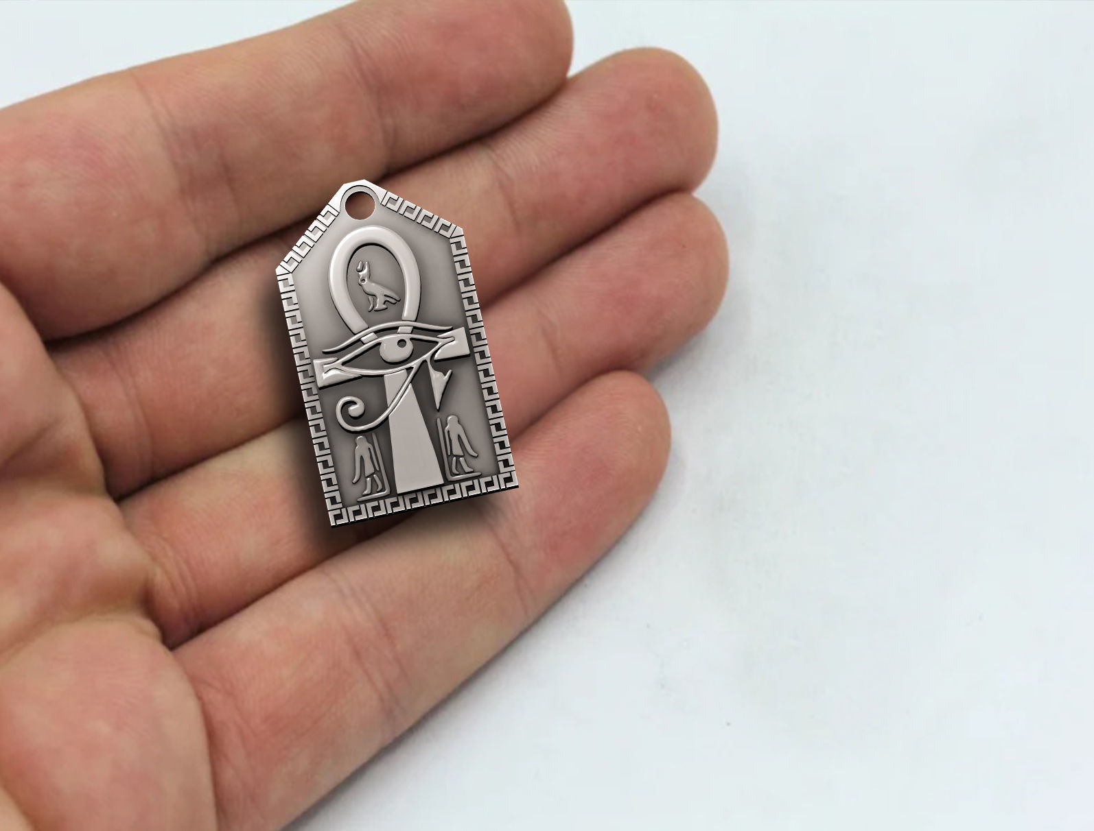 Ankh Cross Pendant Ancient Necklaces Pharaonic Egypt jewelry 3D print model_8